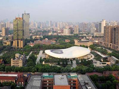 上海文化广场场地环境基础图库